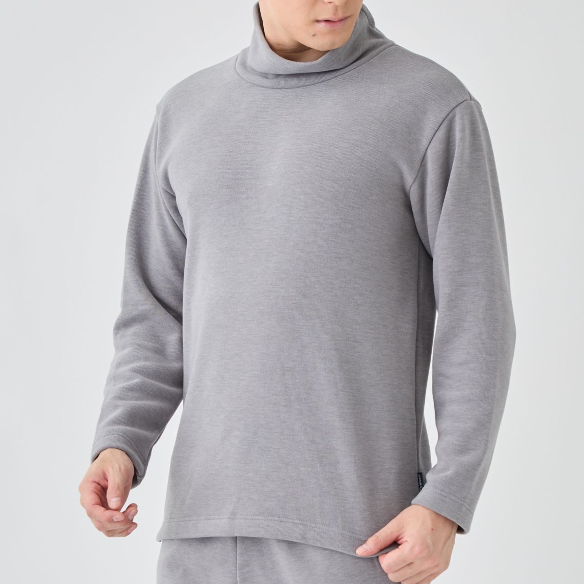 ベネクス リカバリーウェア コンフォートヒート オフタートルネック メンズ スモーキーグレー