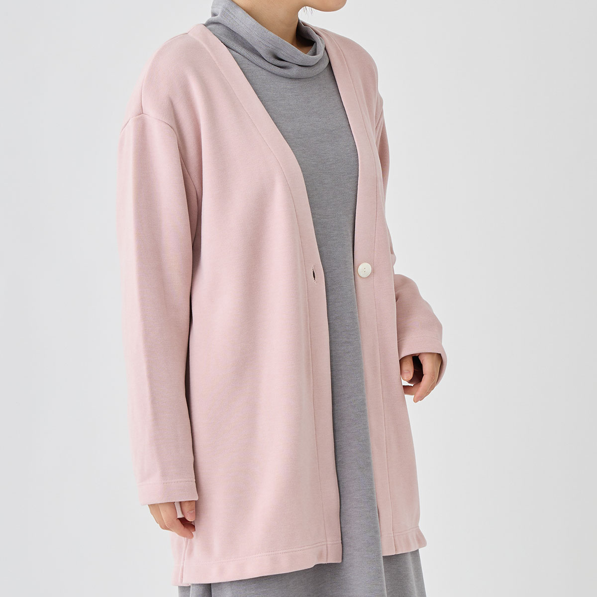 ベネクス リカバリーウェア コンフォートヒート カーディガン レディース ピンク