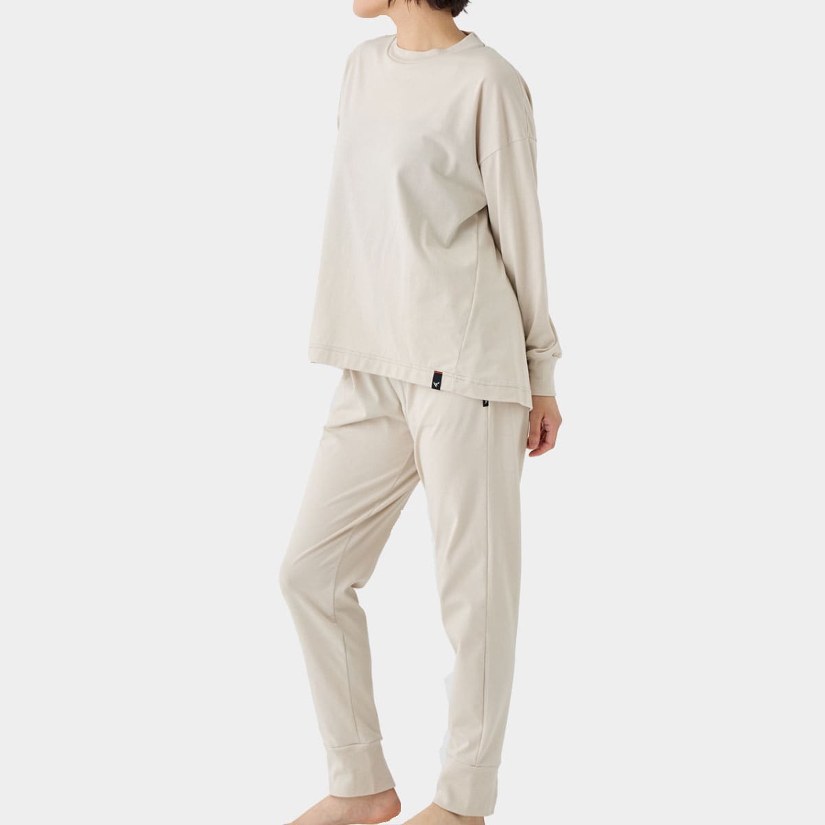 ベネクス リカバリーウェア リカバリーデイズ  ≪一般医療機器≫ ロングスリーブ ジョガーパンツ 上下セット レディース ベージュ