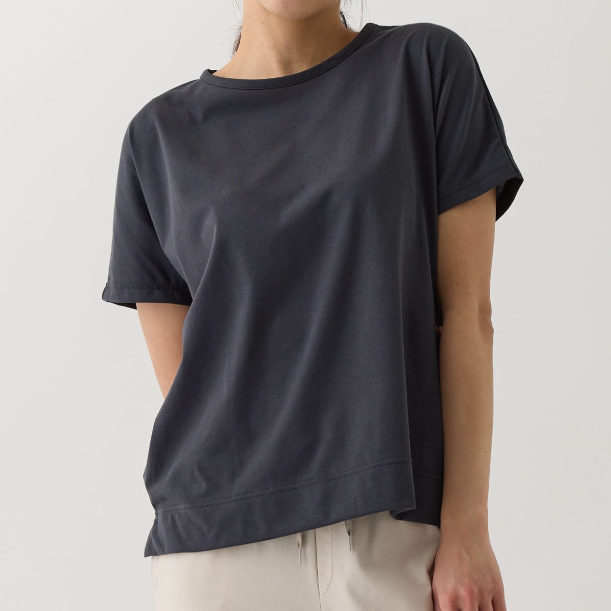 ベネクス リカバリーウェア リカバリーデイズ  ≪一般医療機器≫  ショートスリーブTシャツ レディース ファントムブラック