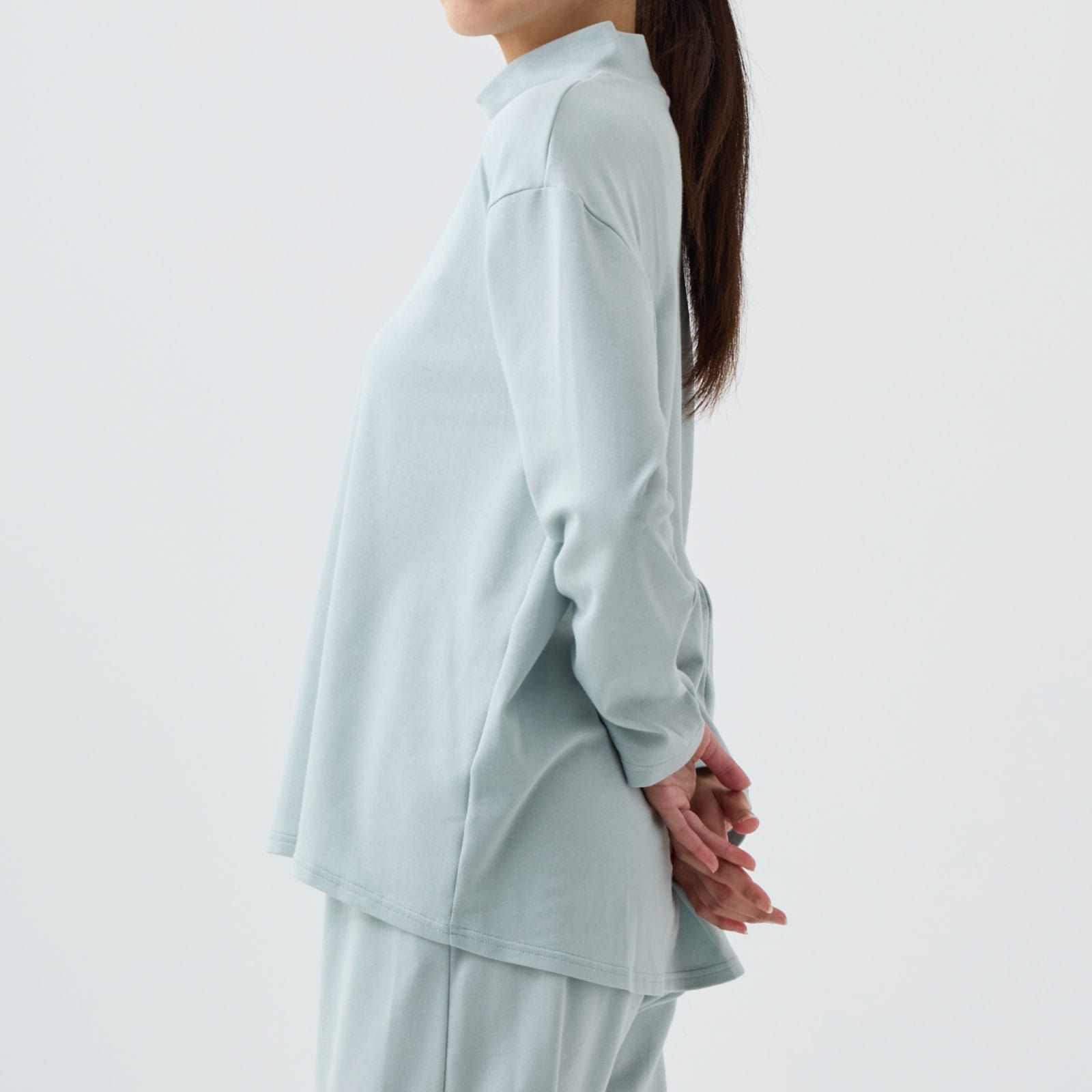 ベネクス リカバリーウェア コンフォートタッチ ハイネック 長袖  レディース ミント