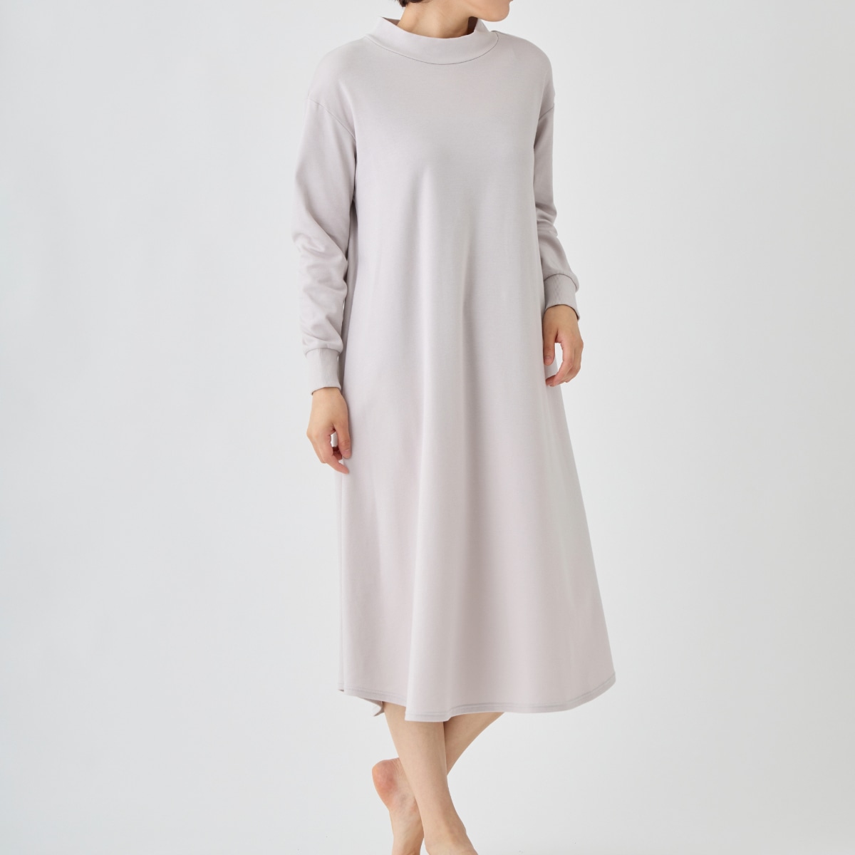 ベネクス リカバリーウェア コンフォートタッチ ワンピース レディース ライトグレー