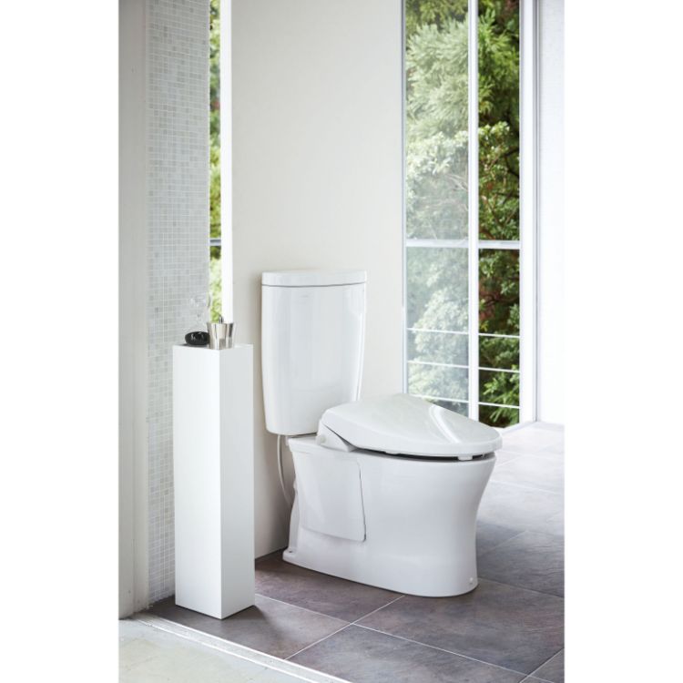 スリムトイレラック　タワー　ホワイト