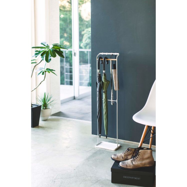 引っ掛けアンブレラスタンド　タワー　ホワイト