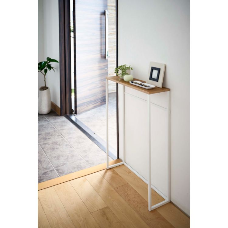 コンソールテーブル　タワー　　ホワイト