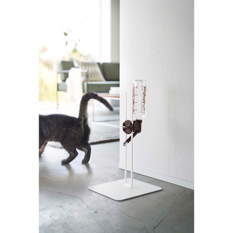 ペット用ボトル給水器スタンド　タワー　ホワイト