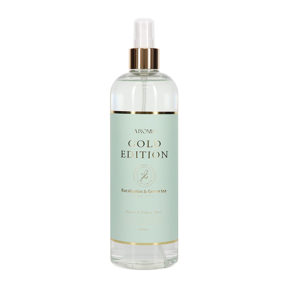 ルーム&ファブリックミスト ユーカリ＆グリーンティー 韓国発フレグランスブランド「A'ROMA」 GOLD EDITION