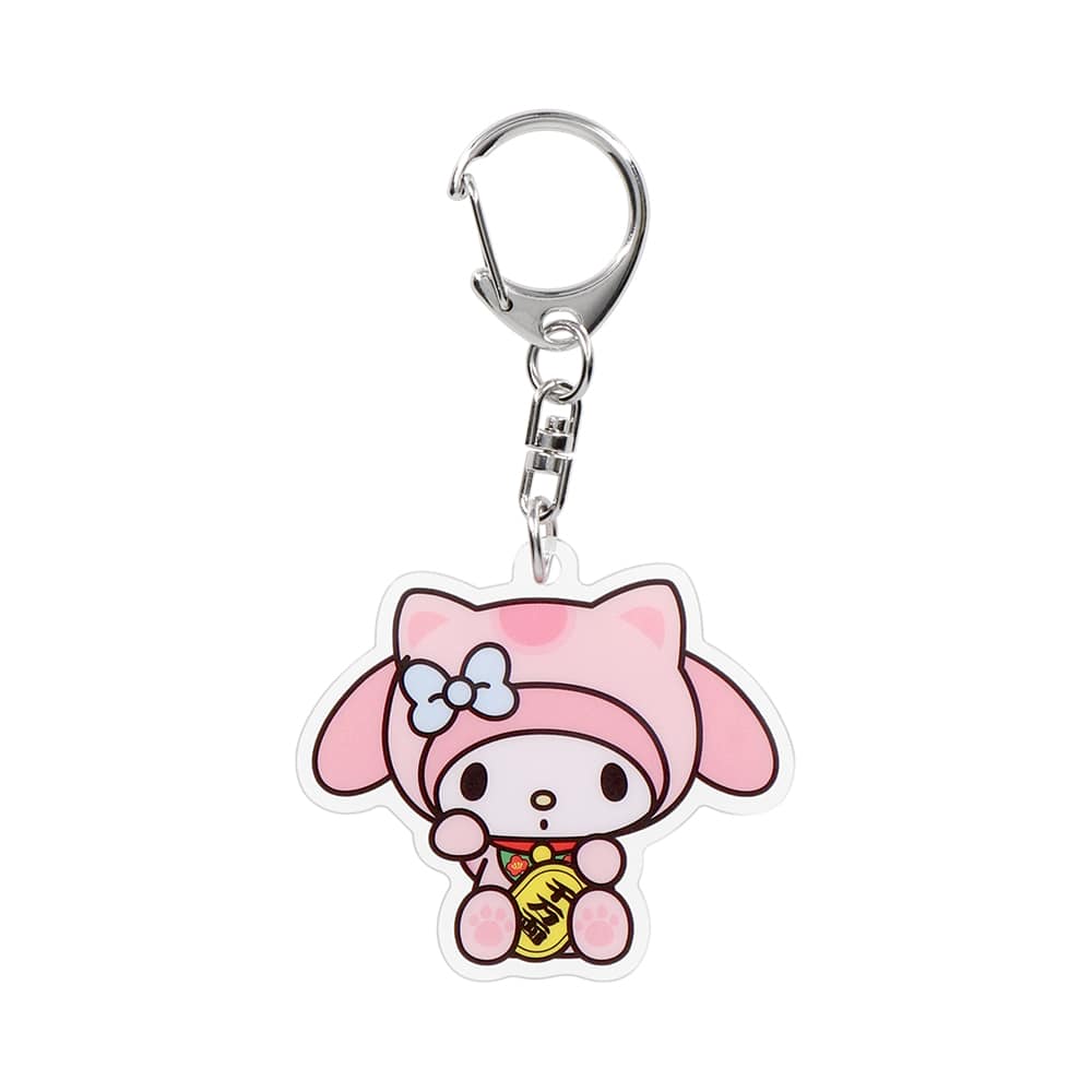 サンリオキャラクターズ アクリルキーホルダー 招き猫 マイメロディ
