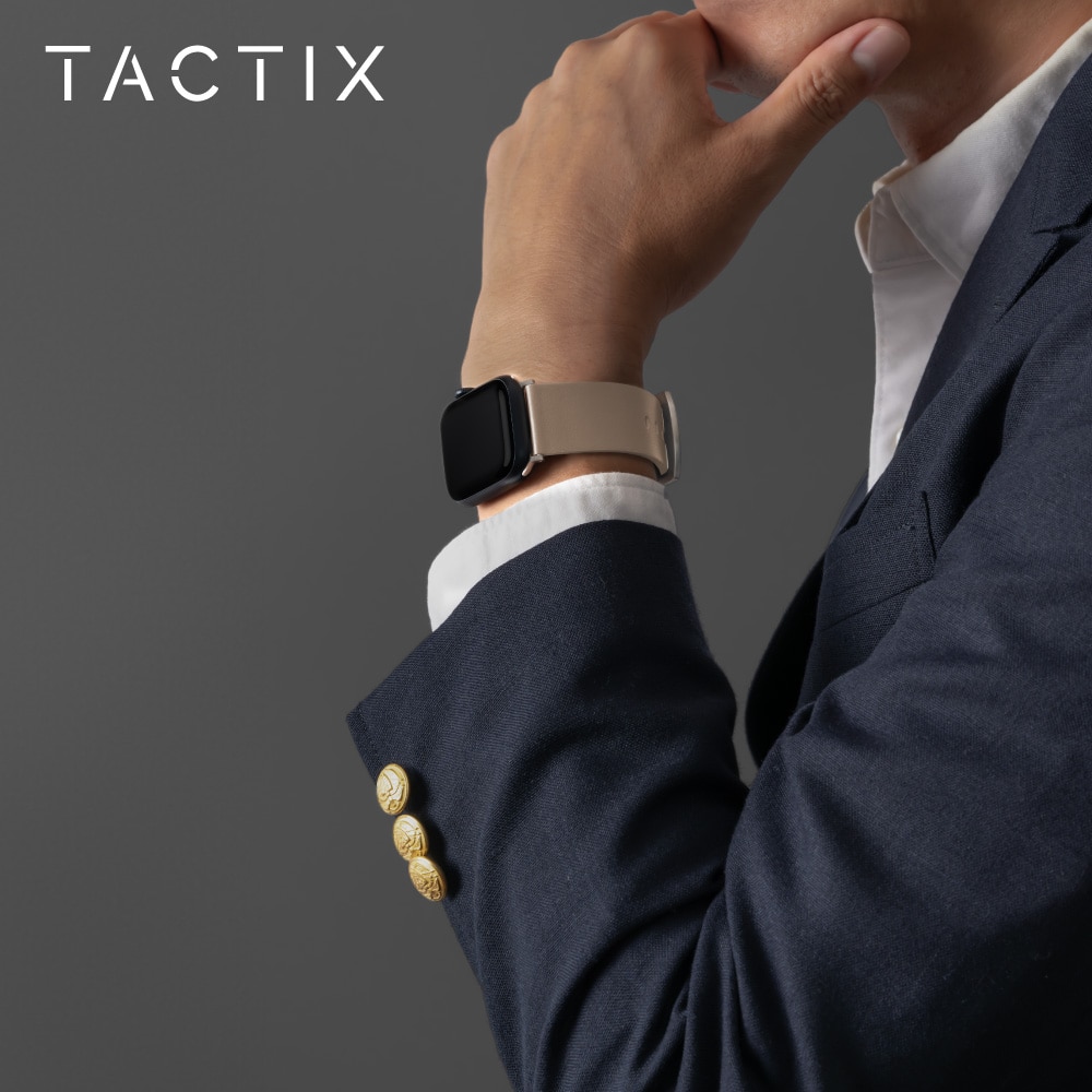 Apple Watch (38／40／41／42mm)用 ジェニュインレザーループ トープ TACTIX（タクトナイン）