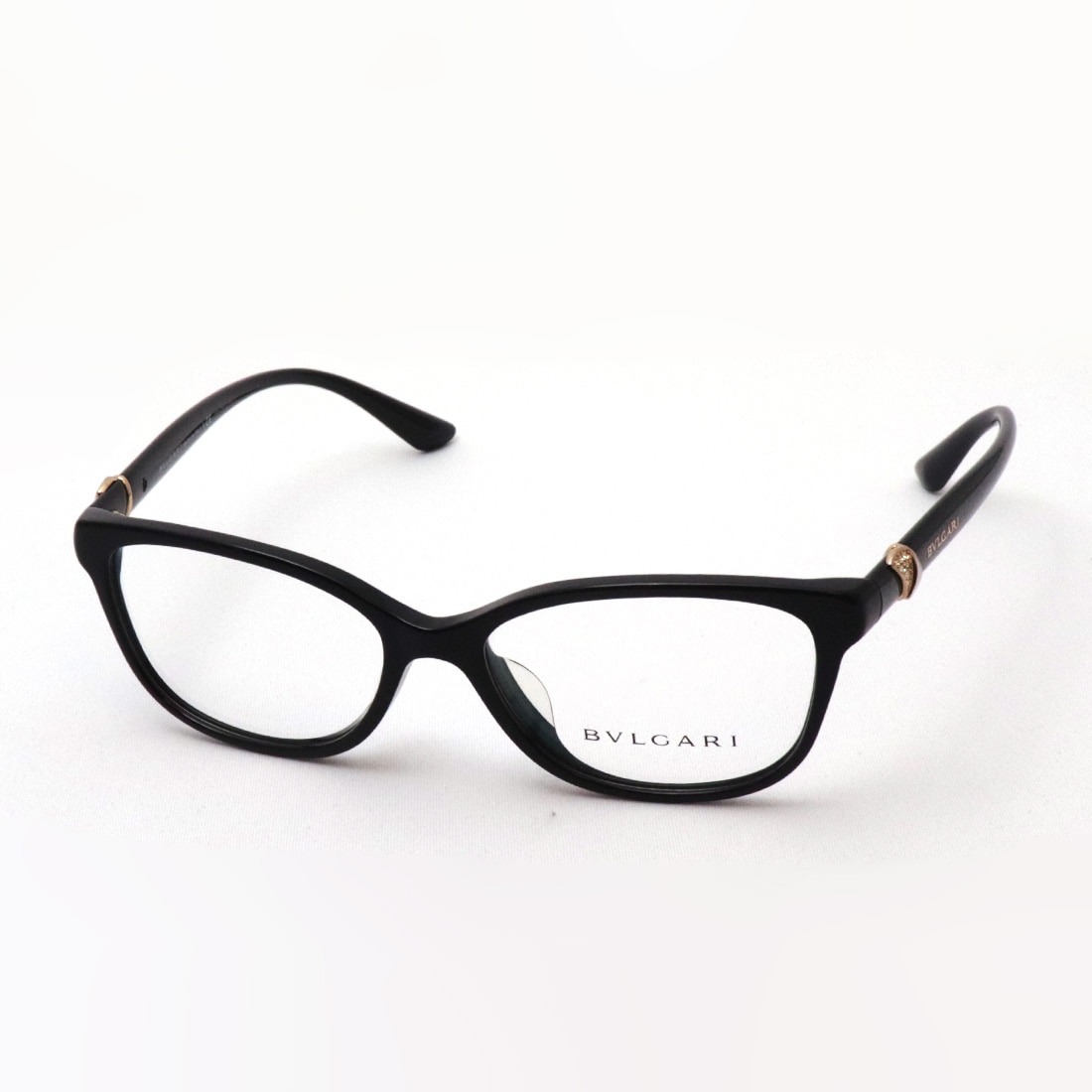 BB1334401Fbgeg28 新品 ブルガリ メガネフレーム ブラック マットシルバー 黒 眼鏡