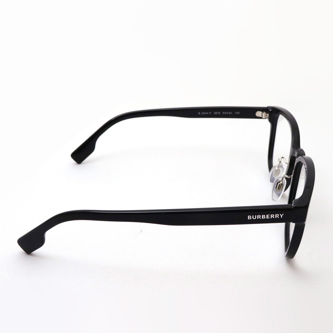 バーバリー メガネ BURBERRY BE2344F 3878(53mm ブラック): GLASS 