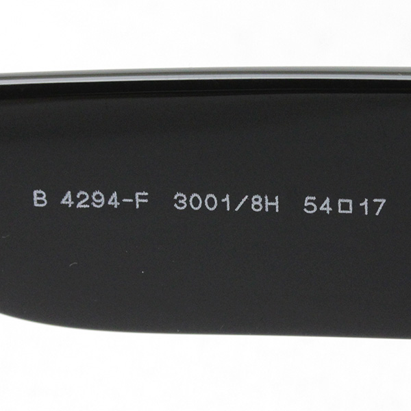 バーバリー サングラス BURBERRY BE4294F 30018H(54mm ブラック
