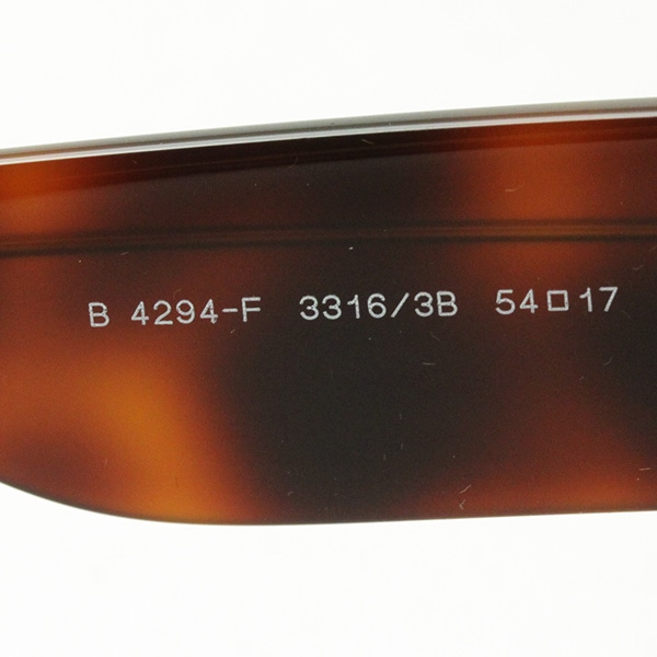 バーバリー サングラス BURBERRY BE4294F 33163B(54mm ハバナ): GLASS