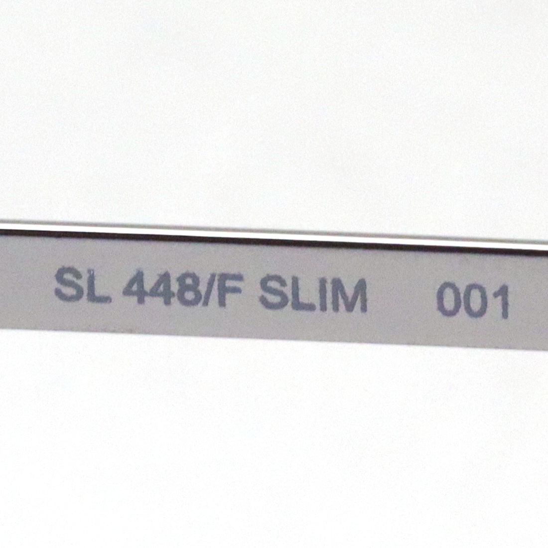 サンローラン メガネ SAINT LAURENT SL448F SLIM 001(52mm シルバー