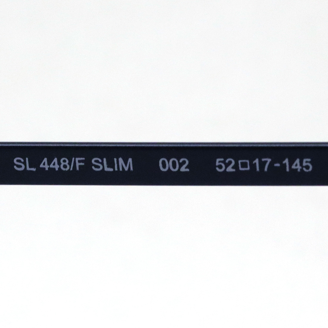 サンローラン メガネ SAINT LAURENT SL448F SLIM 002(52mm ブラック