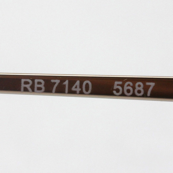 レイバン メガネ Ray-Ban RX7140 5687(49mm ハバナ): GLASS MANIA ...
