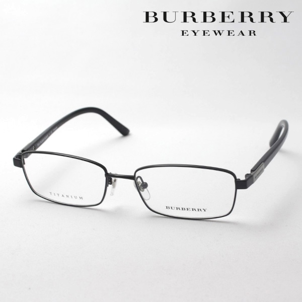 バーバリー メガネ BURBERRY BE1287TD 1001(55mm ブラック): GLASS