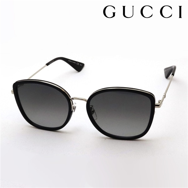 グッチ サングラス GUCCI GG0606SK 002(56mm ブラック): GLASS MANIA