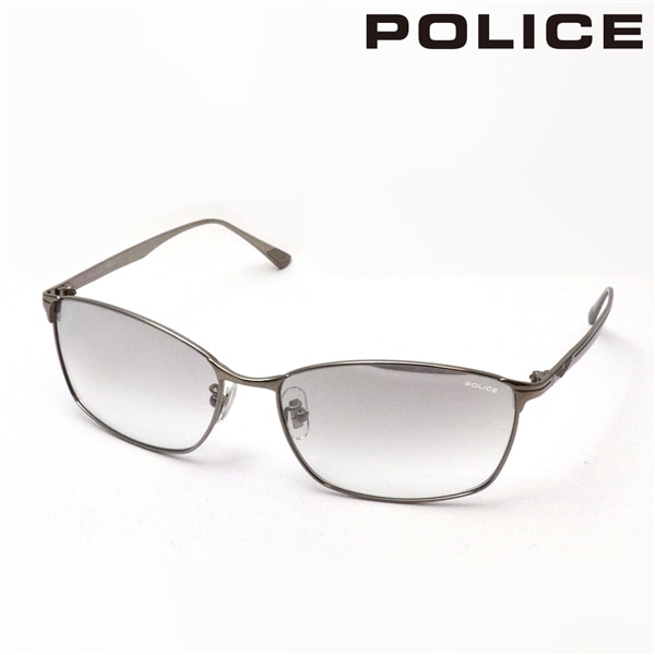 ポリス サングラス POLICE SPLE44J 583X(60mm シルバー): GLASS MANIA