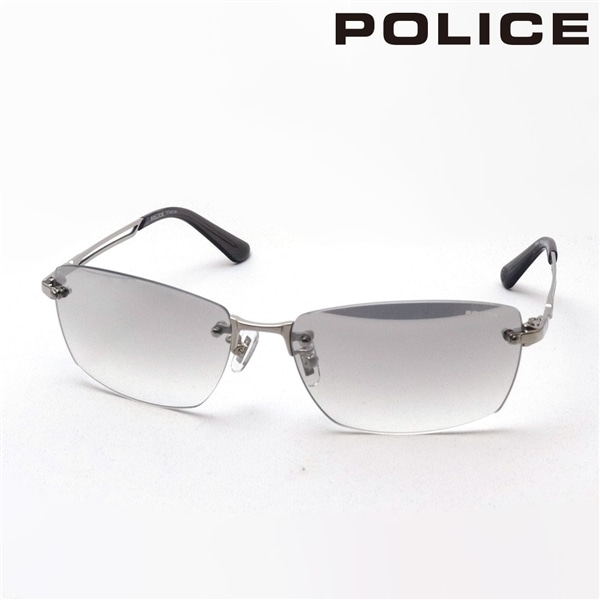 ポリス サングラス POLICE SPLG39J 583X(60mm シルバー): GLASS MANIA