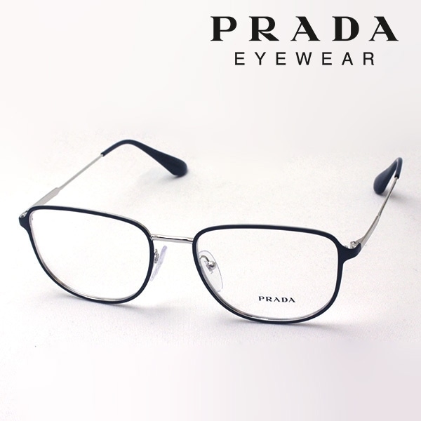 プラダ メガネ PRADA PR58XV 5241O1(54mm シルバー): GLASS MANIA