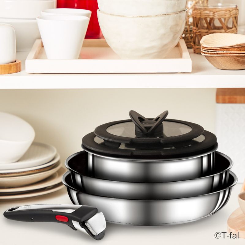 オンライン限定品 T-fal ティファール インジニオ・ネオ IH ステンレス ブリエ・アンリミテッド セット10 シルバー L97093