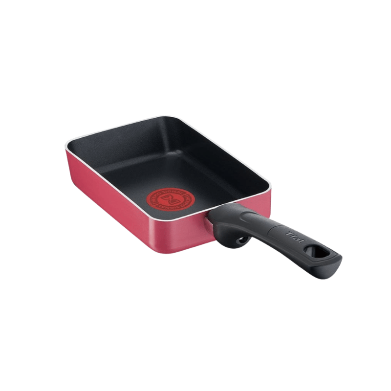 T-fal ティファール クランベリーレッド エッグロースター 12x18cm B55918 ガス火 エッグロースター