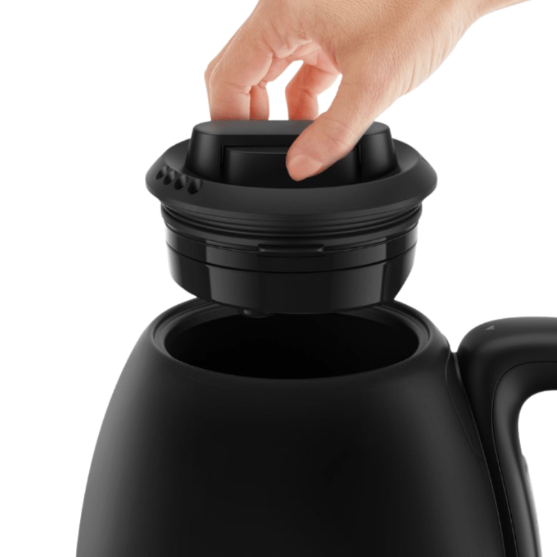 T-fal ティファール カフェ ロック コントロール 0.8L ブラック 温度設定あり KO9208JP