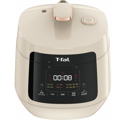 T-fal ティファール 電気圧力鍋 ラクラ・クッカー プラス コンパクト 3.0L アイボリー CY353AJP