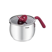 T-fal ティファール オプティスペースIH ステンレス マルチポット ルージュ 16cm G74783 IH・ガス火対応