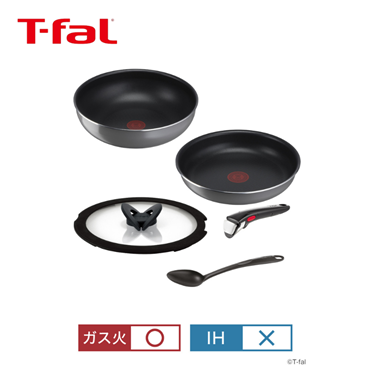 オンライン限定品 T-fal ティファール インジニオ・ネオ フレーズグレー ベーシック セット5 L16190