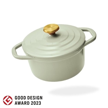 T-fal ティファール キャストライン エアココット IHココット鍋 24cm セージグリーン E26746