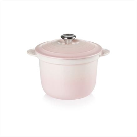 ル・クルーゼ ココット・エブリィ 18cm 鋳物 ホーロー 鍋 両手鍋 ガス IH オーブン 対応 シェルピンク シェルピンク 18cm