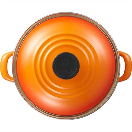 ル・クルーゼ EOS キャセロール 20cm オレンジ ホーロー 鍋 両手鍋 ガス IH 対応 56002200900000 オレンジ 20cm