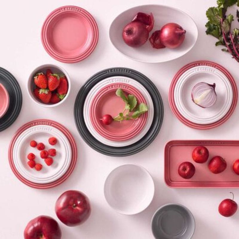 New Core レジェ・オーバル・プレート 25cm チェリーレッド チェリーレッド