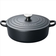 ル・クルーゼ グローバルパッケージ シグニチャー ココット・ジャポネーズ 24cm マットブラック 鋳物 ホーロー 鍋 両手鍋 ガス IH オーブン 対応 21179240000430