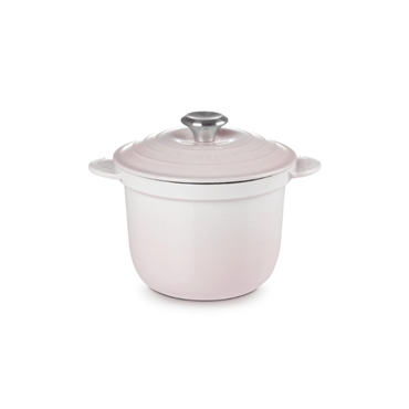 ル・クルーゼ ココット・エブリィ 18cm 鋳物 ホーロー 鍋 両手鍋 ガス IH オーブン シェルピンク