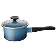 ル・クルーゼ EOS ソースパン 14cm マリンブルー ホーロー 鍋 片手鍋 ガス IH 対応 56001145360000