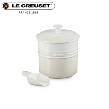 ル・クルーゼ ペットフード・コンテナー スクープ付き メレンゲ 61402177160038