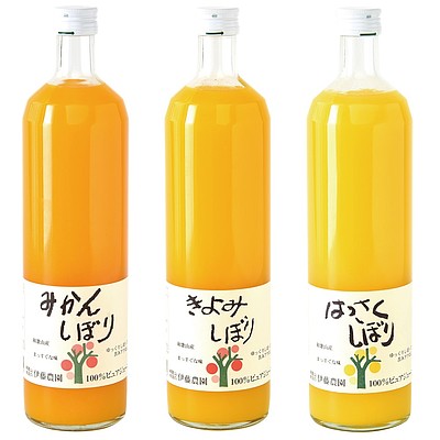 【お取り寄せ】【WF】伊藤農園 100%ピュアジュース 750mlx3本 ギフトセット