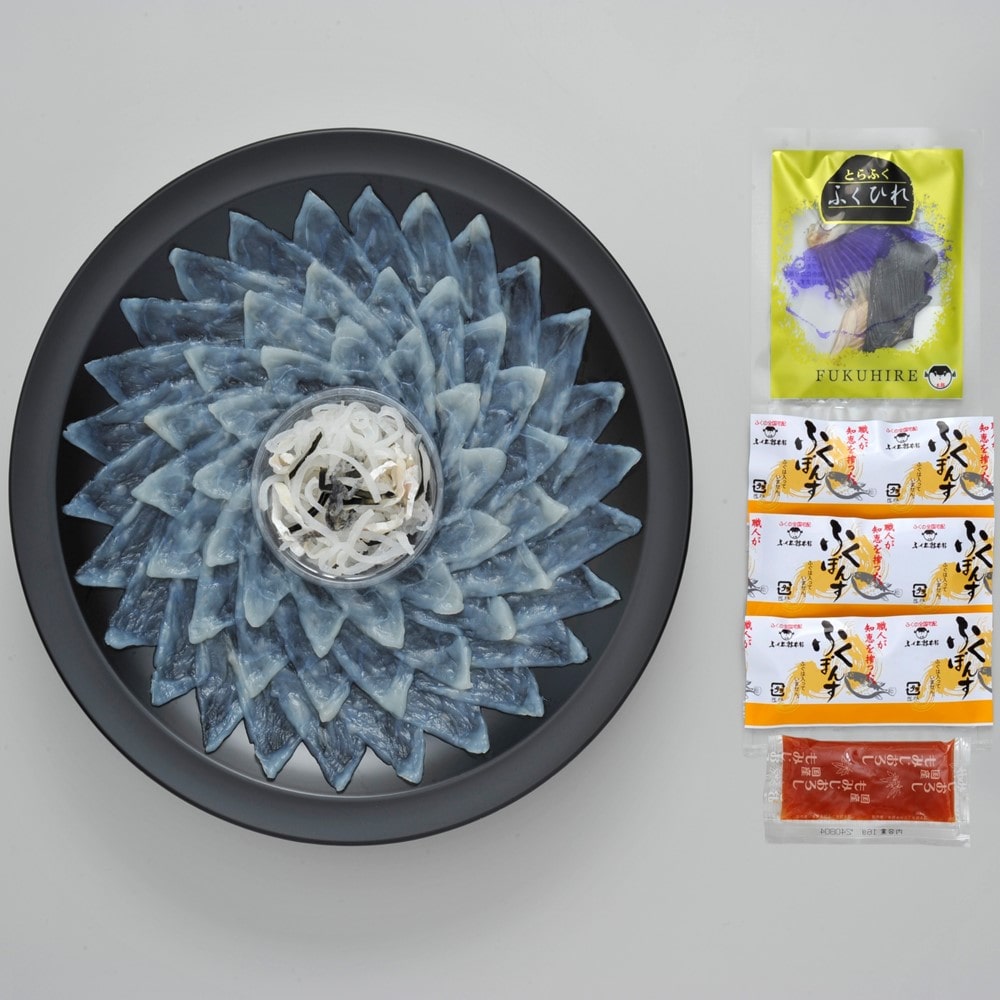 【お取り寄せ】【WN】ふく太郎本部 とらふく刺身セット(3人前)