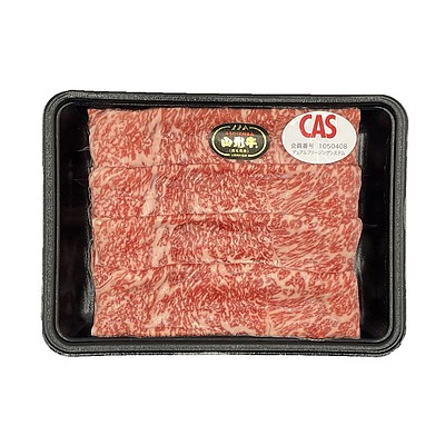 【お取り寄せ】【W】蔵王ミート CAS冷凍 山形牛すき焼き ロース 500g