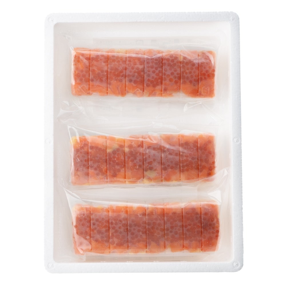 【お取り寄せ】【WN】輝膳いくらサーモン棒寿司3本セット | 沖縄離島配送不可