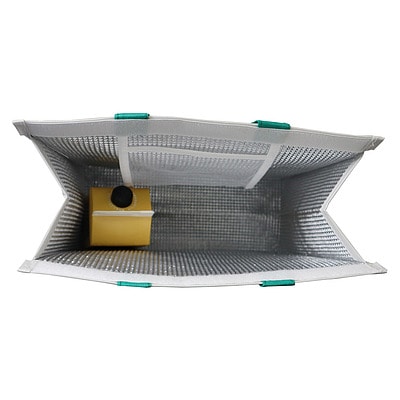 成城石井 クーラーバッグ クールグレー 1枚/ ショッピングバッグ エコバッグ