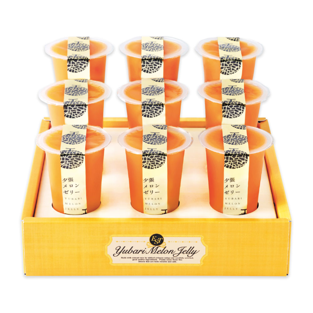 【お取り寄せ】【E】北辰フーズ シャーベリアス夕張メロンゼリーエスト 125g×9個
