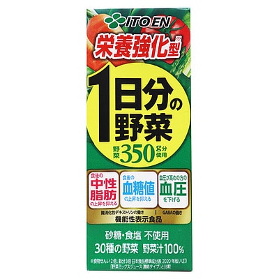 伊藤園 栄養強化型1日分の野菜 200ml×12本