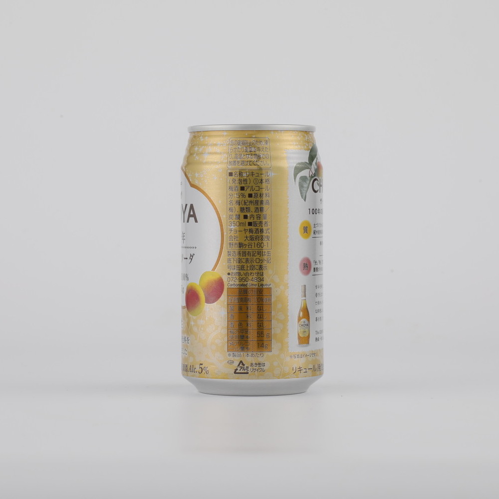 ザ・チョーヤ熟成一年本格梅酒ソーダ 350ml×24本【ケース販売】