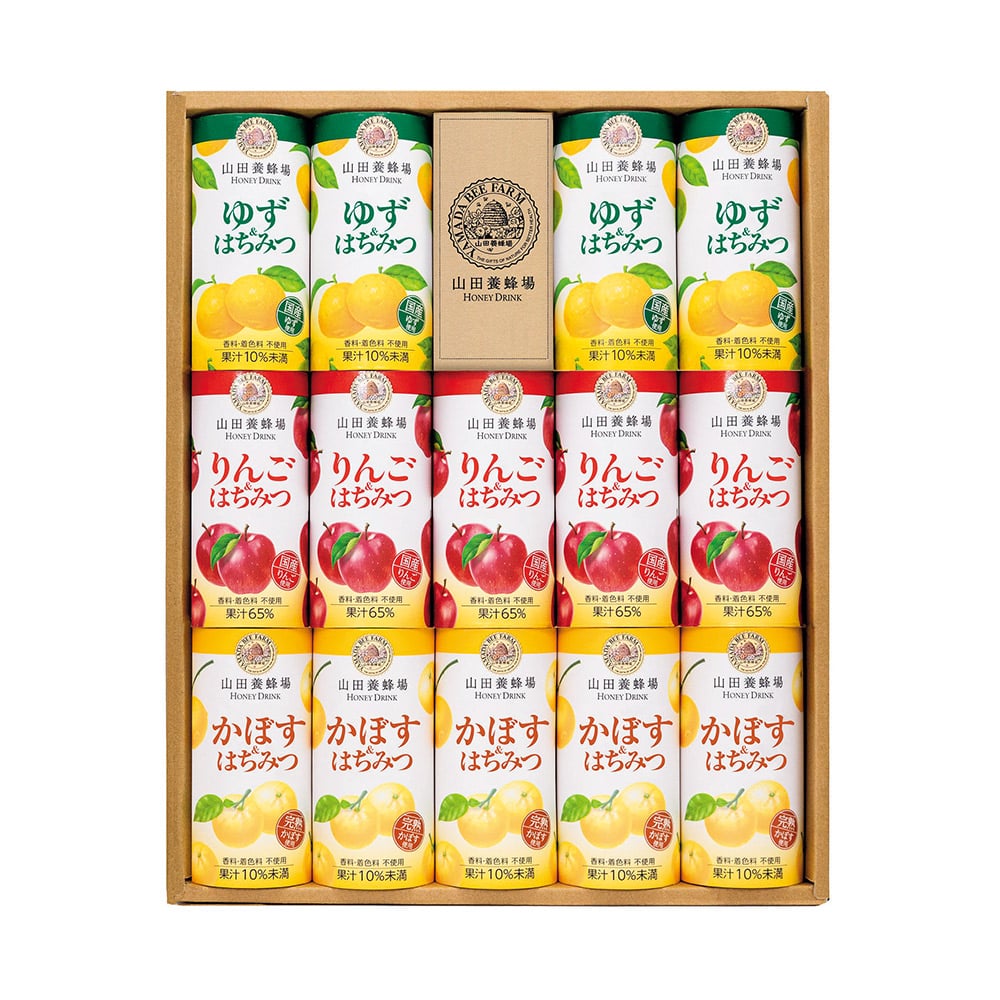 【お中元】【E】山田養蜂場 ハニードリンク3種詰合せ 125g×14本入 HD-YAK30A