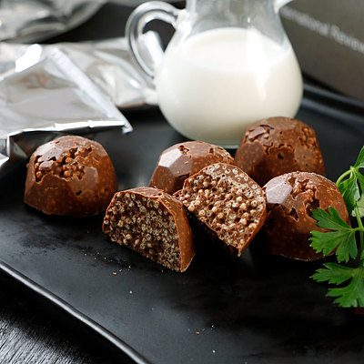 【送料込み】成城石井 ミルククランチチョコ~クーベルチュールチョコレート使用~ 110g×3個(個包装込) | D+2