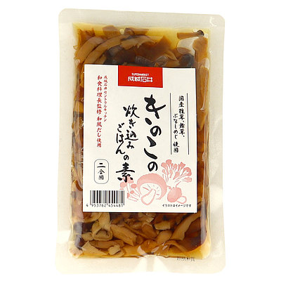 成城石井国産椎茸舞茸ぶなしめじ使用炊き込みごはん170g